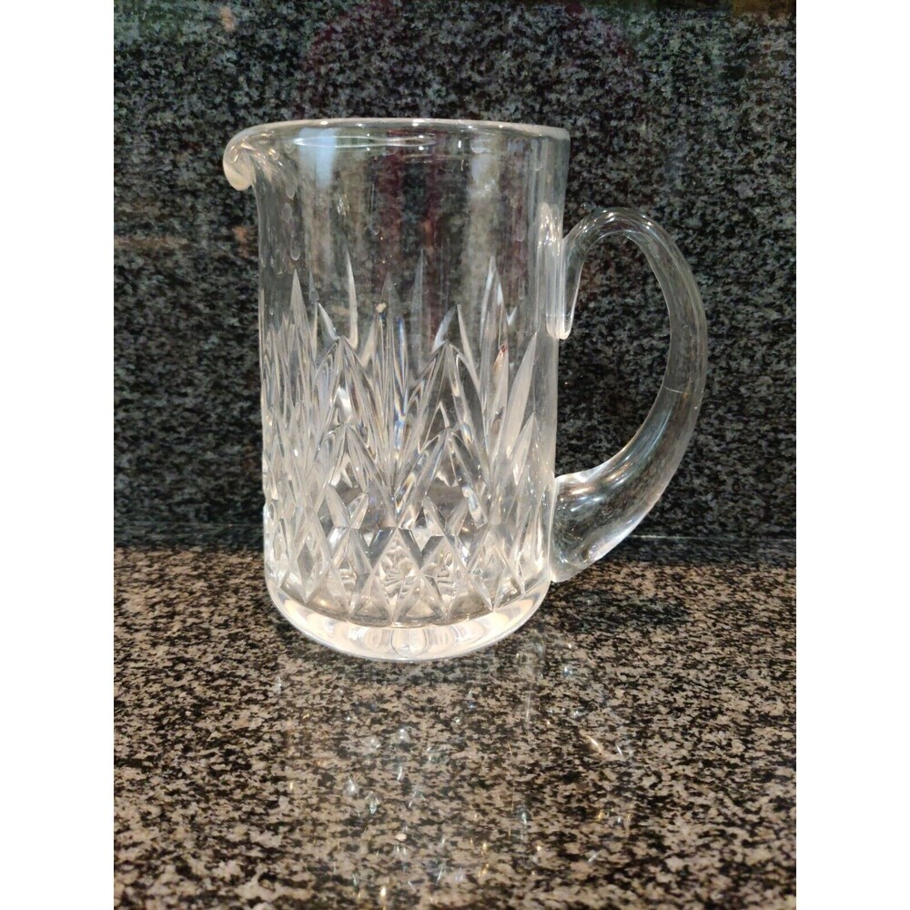 Vintage Thomas Webb Crystal Cut Glass 7" Small Pitcher